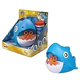 PUSTEFIX Mini Seifenblasenmaschine Hai I Seifenblasen Kinder Set I Bubble...