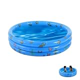 Tundwhite Planschbecken, Aufblasbares Kinderpool Babypool Ø 100x35cm...