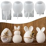 Oster-Silikonform für Blasen, Gießform, Osterkerzen, gestreift,...