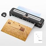 Cenova Laminiergerät A3, 4 in 1 Laminiergerät mit 10 Laminierfolien für...