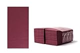 Zelltuchservietten Tissue 33x33 cm, 2-lagig, 1/8 Falz, bordeaux, 1280...