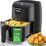 Aigostar Air Fryer 4L, Heißuftfritteuse XXL, Heissluft Fritteusen ohne...