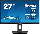 iiyama Prolite XUB2793QSU-B6 68,5cm 27' IPS LED-Monitor WQHD 100Hz HDMI DP...