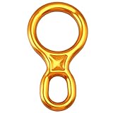 SOB 35KN Abseilachter Abseilgerät Klettern 8 Descender Absackene Rappel...