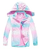 CAMLAKEE Mädchen Regenjacke Gefütterte Kinder Softshelljacke...