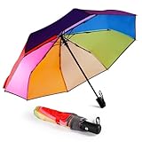 Unaibber Regenschirm Kinder, Umbrella Automatisch Regenschirm Windsicher...