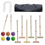 Krocket Spiel Set, Ball Game Set, 6 Spieler im Freien Familienspiele,...