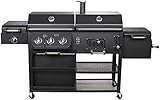 Kombigrill 'ARIZONA' von El Fuego® – Gas- & Holzkohlegrill,...