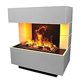 GLOW FIRE Wasserdampf Kamin KLEIST (Standkamin) - Elektrokamin mit...