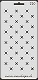Scrapbooking Schablone S-220 20cm X 10cm