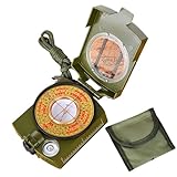 Eoixuqba Wanderkompass – Ausrüstungswerkzeug mit Umhängeband und Tasche...