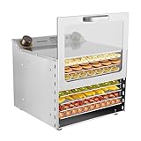 8-Etagen Dörrautomat, Lebensmittel-Trocknungsmaschine Edelstahl...