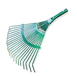 Amig – Gardena Rechen | Stahl | Rechen mit 22 flachen Metallzinken und...