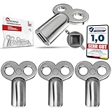 Phorin® 4x Heizungsentlüftungsschlüssel - Universal für alle...
