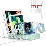 SooPii USB Ladestation 60W/12A,6-Port Dockingstation,Organizer für...