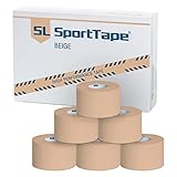 SL SportTape - wasserabweisendes Tape, selbstklebendes Physiotape, extra...