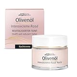 Olivenöl Intensivcreme Rosé Nachtcreme - Strafft und reduziert Falten -...