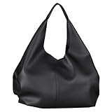 TOM TAILOR Olena Damen Hobo Bag Schultertasche Mittelgroß Schwarz