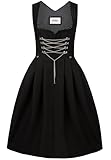 Stockerpoint Damen Dirndl Adele Kleid für besondere Anlässe, schwarz, 46