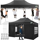 COBIZI Pavillon 3x4,5 Wasserdicht Stabil Winterfest mit 4 Seitenwand,Popup...