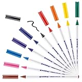 edding 4600 Textilstift - 10 Farben im Set (Basic) - Rundspitze 1 mm -...