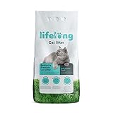 Amazon-Marke: Lifelong Bentonite klumpendes Baby Puder Duft Katzenstreu,...