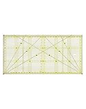 QWORK® 15 x 30 cm Lineal Nähen mit Winkelanzeigen, Präzises Nählineal...