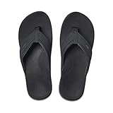 Reef Herren Ortho-Spring Flipflop, Black, 43 EU