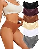 Sth Big Nahtlose Unterwäsche Damen Hohe Taille Mit Wellenkante Weiches...