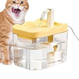 Teksome Katzenbrunnen - 1 Liter Automatischer Spender Intelligente...