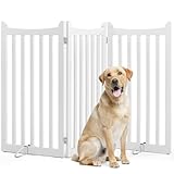 Yaheetech Absperrgitter Hund Schutzgitter, HxB: 90,5 x 151,5 cm,...