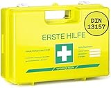 WERKSTEIN® Erste Hilfe Verbandskasten Gelb inkl. Wandhalterung [DIN...