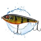 Jerkbait Hecht I 15cm, 80g Slow Sinking für große Hechte, Wobbler...