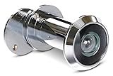 Stoppwerk Türspion Weitwinkel 200° mit Sichtschutz - Chrom Optik -...