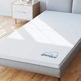 WOWTTRELAX Gelschaum Matratze Topper 140x190 cm 6cm hoch Orthopädische...