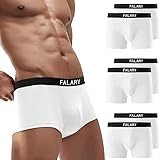 FALARY Boxershorts Herren Unterhosen Männer Baumwolle 6er Pack Retroshorts...