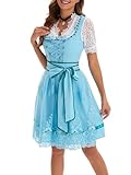 Paaruter Oktoberfest-Outfits für Damen: Dirndlkleid für die Deutsche...