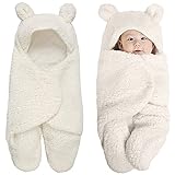 MUSUNFE Baby Swaddle Decke, Deal für Baby, Ultra-Soft Plüsch Essentiell...