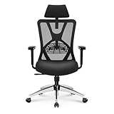 Ticova Bürostuhl Ergonomisch Schreibtischstuhl, Hoher Rücken...