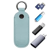 USB Hülle - PU Leder, 9x3,2cm Schlüsselanhänger Speicher Kompakt |...