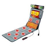 Ganzkörpermassagematte Mit Wärme Massagematte Mit 10 Vibrationsmotoren...