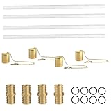 Ollamps Docht Ersatz Kit - Hochwertige Fackel Nic, Kupferdeckel,...