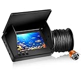 Fish Finder Kamera Unterwasser-Angelkamera mit 4,3 Zoll IPS Display für...