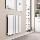 EMKE Heizkörper Horizontal 630x620mm, Flachheizkörper Einlagig Design...