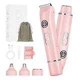 AOOWU Rasierer Damen, 4-In-1 Intimrasierer für Frauen,...