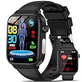 Marsyu Smartwatch EKG/ΒΙυtｚυcker/HRV/Harnsäure/BMI Herren Damen...