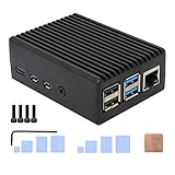 Geekworm Raspberry Pi 4 Model B Aluminum Case Durable Passive Heat...
