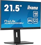 iiyama ProLite XUB2293HSU-B6 54,5cm 21,5' IPS LED-Monitor Full-HD 100Hz...