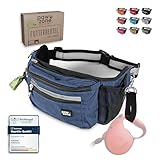 PAWZONE Futterbeutel Hunde - Leckerlibeutel für Hunde - Bauchtasche für...