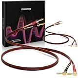 UCINNOVATE Audio Lautsprecherkabel, 2 Pack HiFi OFC Lautsprecherkabel Gold...